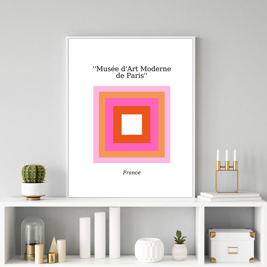 Modern Art | Pink Squares